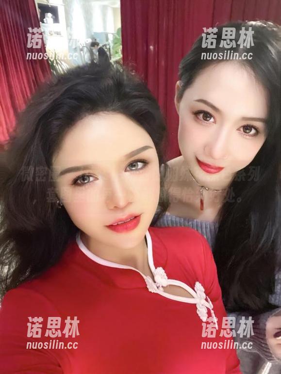 微密圈 - Jessie婕西的姐妹花黑色系列，套图里的每一帧都撩得恰到好处。