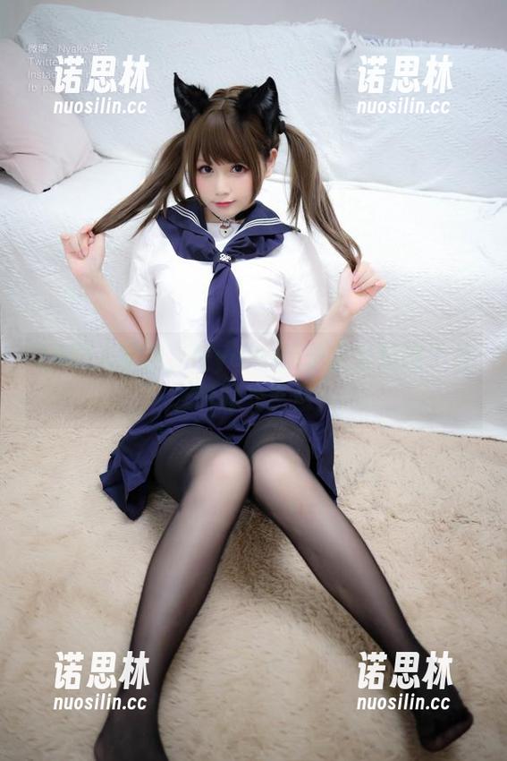 Nyako喵子 2B同人旗袍,Nyako喵子全套展现了什么叫时光悠悠!